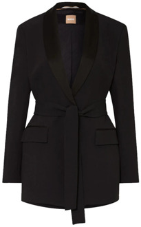 Hugo Boss Elegant Oversize Fit Blazer Hugo Boss , Black , Dames - S