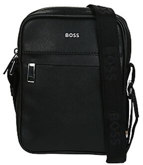 Hugo Boss Elegante Reporter Tas met Iconische Strepen Hugo Boss , Black , Heren - ONE Size