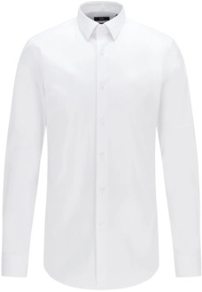 Hugo Boss Formal Shirts Hugo Boss , White , Heren - 2Xl,L,5Xl,4Xl
