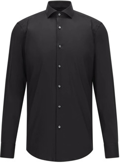 Hugo Boss Formeel overhemd Hugo Boss , Black , Heren - 5XL