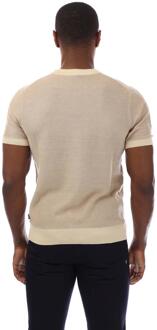 Hugo Boss Gebreid heren T-shirt (Beige) - maat XS
