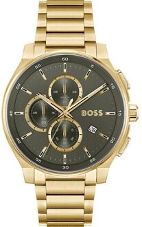 Hugo Boss Gouden RVS Dameshorloge - One Size