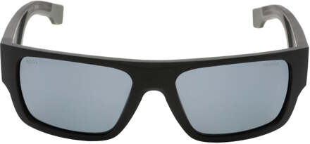 Hugo Boss Grijze Gepolariseerde HC OL Lens Matte Zwarte Zonnebril - maat