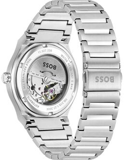 Hugo Boss Grijze RVS Dress Watch Grijs - One Size