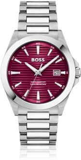 Hugo Boss Grijze RVS Dress Watch Grijs - One Size