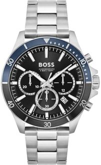 Hugo Boss Grijze RVS Dress Watch Grijs