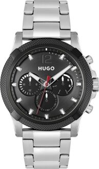 Hugo Boss Grijze RVS Dress Watch Grijs
