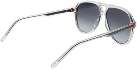Hugo Boss Grijze RVS Zonnebril Grijs - One Size