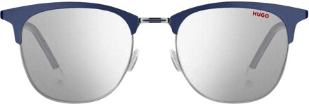 Hugo Boss Heren 1208 0KU0 Gespiegelde Zonnebril (Blauw/zilver) - maat