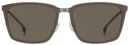 Hugo Boss Heren 1465 F S R80 Zonnebril (Donker Ruthenium) Donkergroen - One Size