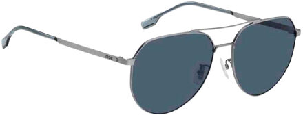 Hugo Boss Heren 1473/F/SK 0R81 Zonnebril (Zilver/Blauw)
