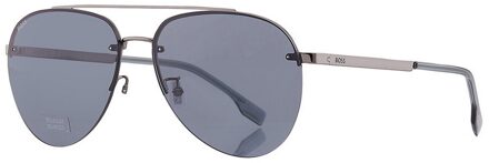 Hugo Boss Heren 1537/F/SK 06LB IR Zonnebril (Donker Ruthenium/Grijs) Donker Bruin