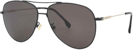 Hugo Boss Heren 1558 0I46 IR Zonnebril (Zwart/Golfgroen/Grijs) Zwart/Donkergrijs