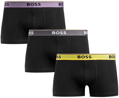 Hugo Boss Heren Boxershorts 3-Pack Zwart Hugo Boss , Black , Heren - 2Xl,Xl,L,M,S