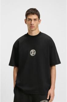 Hugo Boss Heren Dwresto Bokskunstwerk T-Shirt (Zwart) - maat XS