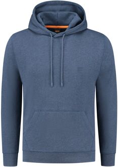 Hugo Boss Heren hoodie marineblauw katoen lange mouw Hugo Boss , Blue , Heren - 2Xl,Xl,L,M,S