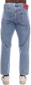 Hugo Boss Heren Hugo Boss loose fit jeans in lichtblauw
