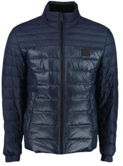 Hugo Boss Heren Oden Jas Hugo Boss , Blue , Heren - S