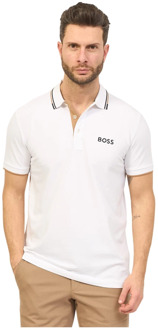 Hugo Boss Heren Paddy Pro Polo Shirt - Wit Hugo Boss , White , Heren - Xl,M,6Xl,3Xl
