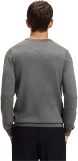 Hugo Boss Heren San Cedric-M1 Sweatshirt met ronde hals (Grijs) - maat