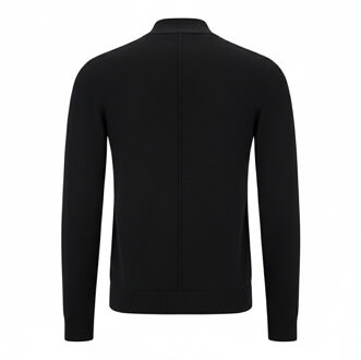 Hugo Boss Heren San Matteo-M Trui met Schildpadhals (Zwart) - L