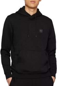 Hugo Boss Heren Sweatshirt Zwart Katoen Hugo Boss , Black , Heren - 2Xl,L,M,S