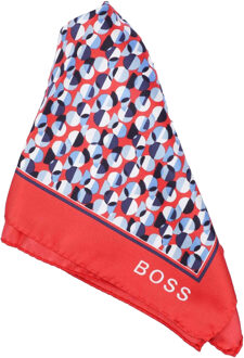Hugo Boss Heren Zakdoek met logo (Rood) - One Size
