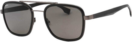 Hugo Boss Heren zonnebril gepolariseerd (Donker Ruthenium/Grijs) Donker Bruin