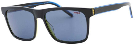 Hugo Boss Heren Zonnebril met Vierkant Montuur (Blauw) - maat