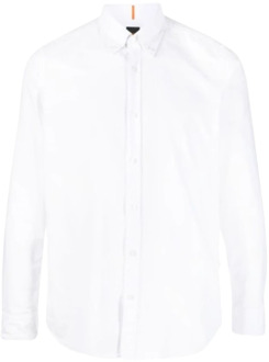 Hugo Boss Herenoverhemd Rickert Hugo Boss , White , Heren - 2Xl,S