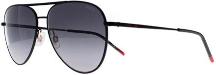 Hugo Boss Hugo by Hugo Boss Aviator Unisex Zwart Grijs Gradiënt HG 1318/S - One Size