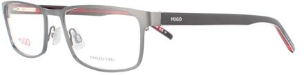 Hugo Boss Hugo by Hugo Boss Brillenkaders HG 1075 R80 Semi-Mat Donker Ruthenium Heren Grijs