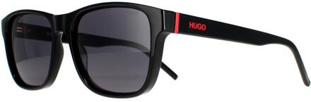 Hugo Boss Hugo van Hugo Boss Rectangle Mens Black Gray Blue Hg 1161/S Zwart