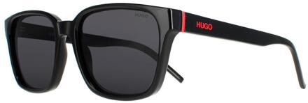 Hugo Boss Hugo van Hugo Boss Rectangle Mens Black Gray Blue Hg 1162/S Zwart