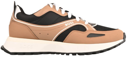 Hugo Boss Jonah Runn Sneakers - Beige Hugo Boss , Beige , Heren - 44 EU