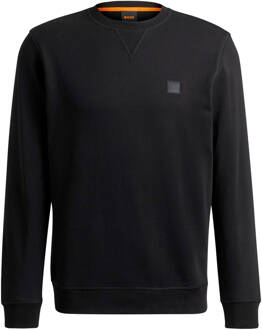 Hugo Boss Katoenen Sweatshirt Upgrade Moderne Stijl Boss Orange , Black , Heren