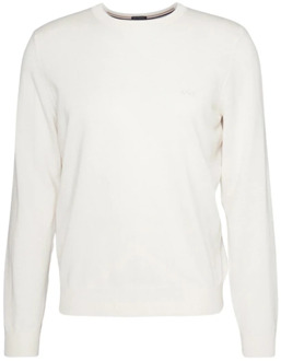 Hugo Boss Klassieke Trui Hugo Boss , White , Heren - 2Xl,Xl,L,M,S