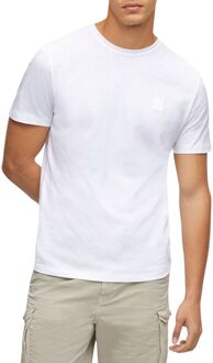 Hugo Boss Korte Mouw T-shirt Hugo Boss , White , Heren - XL