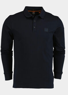 Hugo Boss LS Polo Passerby Navy Blauw - XXL