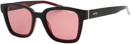 Hugo Boss Matte zonnebril heren (Bourgondië/Rood/Zwart) Bourgogne