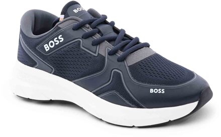 Hugo Boss Men's Boss Owen Running Trainers in Dark Blue - maat EU 39 Donkerblauw