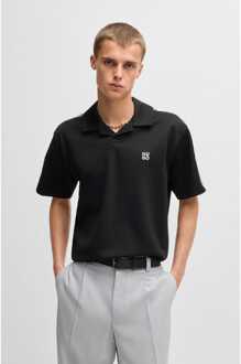 Hugo Boss Men's Hugo Boss Dalpars Polo Shirt in Black - maat L Zwart