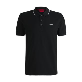 Hugo Boss Men's Hugo Boss Dinoso222 Printed Logo Polo Shirt in Black - maat S Zwart
