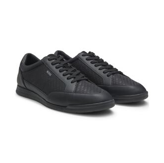 Hugo Boss Men's Hugo Boss Nitan Trainers in Black - maat Zwart