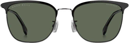 Hugo Boss Metalen Gepolariseerde Zonnebril Heren (Groen/zwart) - One Size