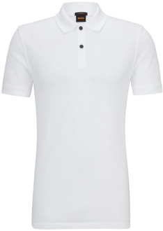 Hugo Boss Moderne Boss Heren Polo Shirt Hugo Boss , White , Heren - 2Xl,Xl,L