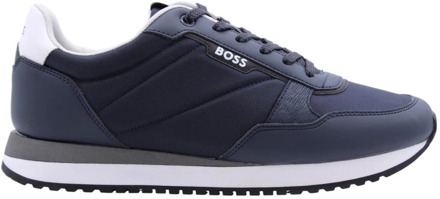 Hugo Boss Moderne Ernestus Sneaker Hugo Boss , Blue , Heren - 45 Eu,41 Eu,46 Eu,42 EU