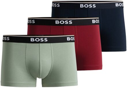 Hugo Boss Multicolor Katoenen Boxers - Slip Stijl Hugo Boss , Multicolor , Heren - 2Xl,Xl,L,M,S