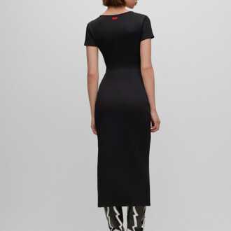 Hugo Boss Nalexi jurk voor dames in zwart