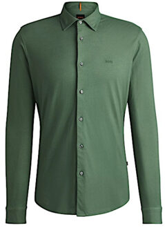 Hugo Boss Overhemd mysoft open green Groen - S